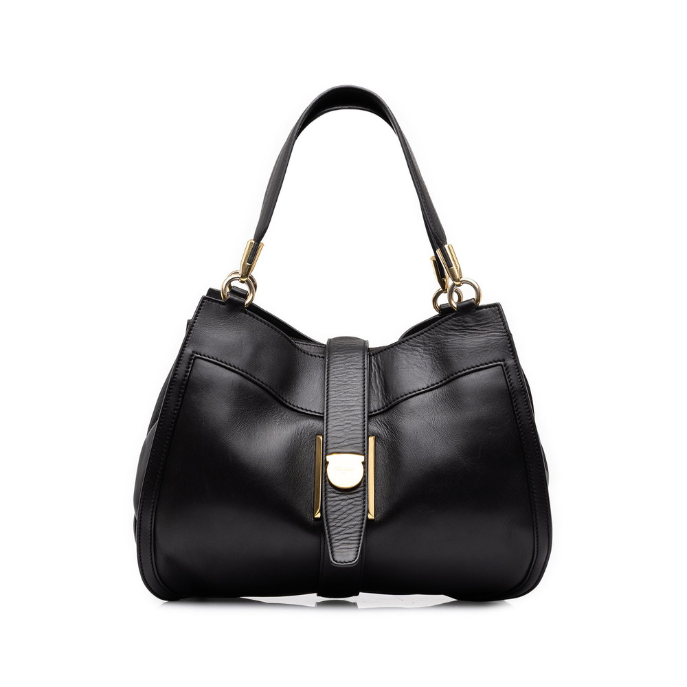 Pre-Loved Ferragamo Leather Enny Hobo